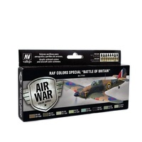 Vallejo Model Air RAF & FAA Special ??Battle of Britain? WWII 8 Colour Acrylic Paint Set [71144]