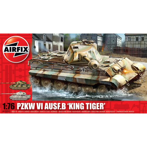 Airfix Plastic Model Kit King Tiger Tank - 58-03310