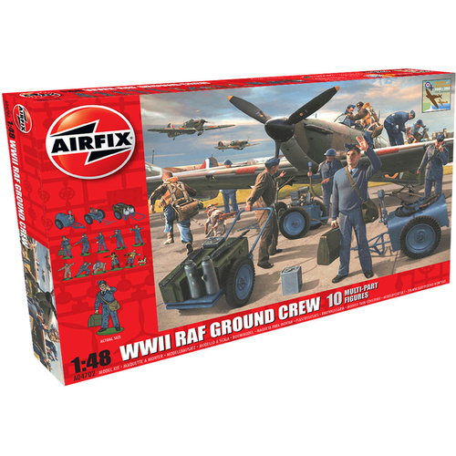 Airfix Plastic Model Kit Wwii Raf Ground Crew - 58-04702