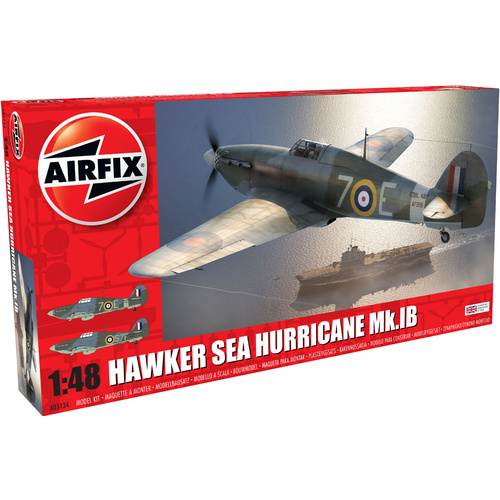 Airfix Plastic Model Kit Hawker Sea Hurricane Mk.Ib 1:48 - New Livery - 58-05134