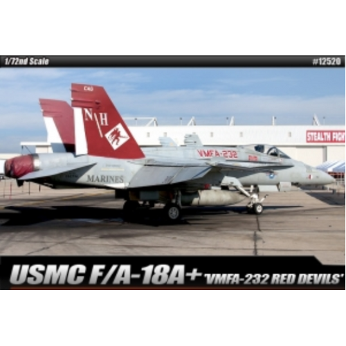 Academy 1/72 USMC F/A 18A+ VMFA-232 Red Devils Le: Plastic Model Kit *Aus Decals* [12520]