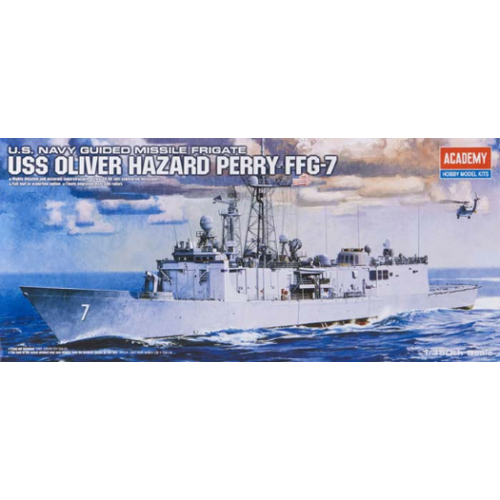 Academy 1/350 USS Oliver Hazard Perry FFG-7 Plastic Model Kit *Aus Decals* [14102]