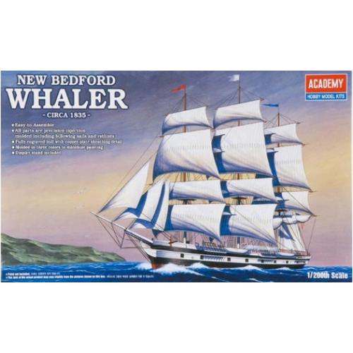 Academy 1/200 New Bedford Whaler Plastic Model Kit [14204]
