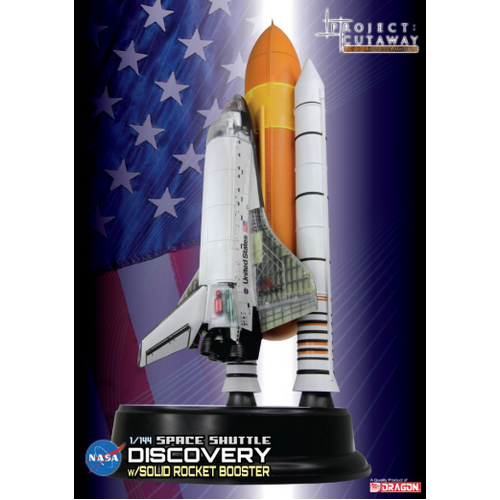 Dragon 1/144 SPACE SHUTTLE DISCOVERY WITH ROCKET BOOSTER [47403]