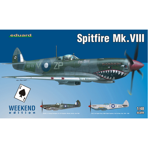 Eduard 1/48 Spitfire Mk.VIII Plastic Model Kit *Aus Decals*