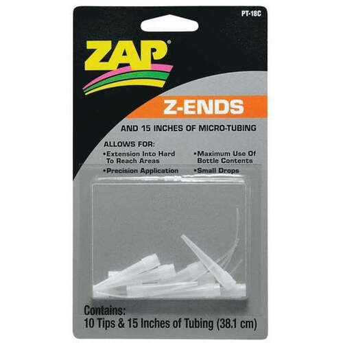 Zap-A-Gap Z-Ends & Teflon Tubing (10)