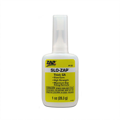 Zap-A-Gap Slo-Zap Thick Cyanoacrylate (Yellow) 1oz/28.3g