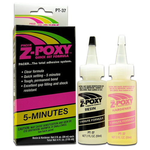 Zap-A-Gap 5-Minute Z-Poxy 4oz/118ml (set)