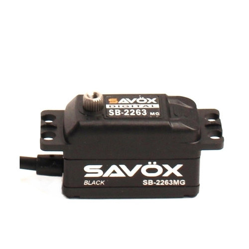 Savox Black Ed Low Profile Servo - Sav-Sb2263Mg-Be