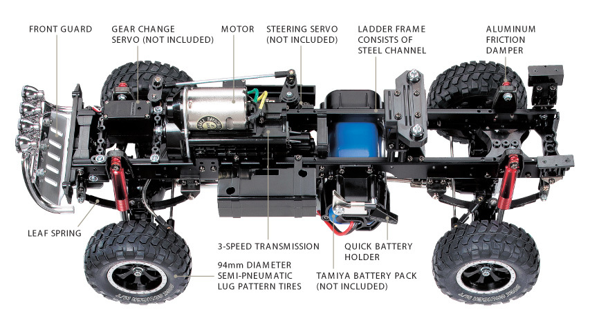 tamiya f350 high lift