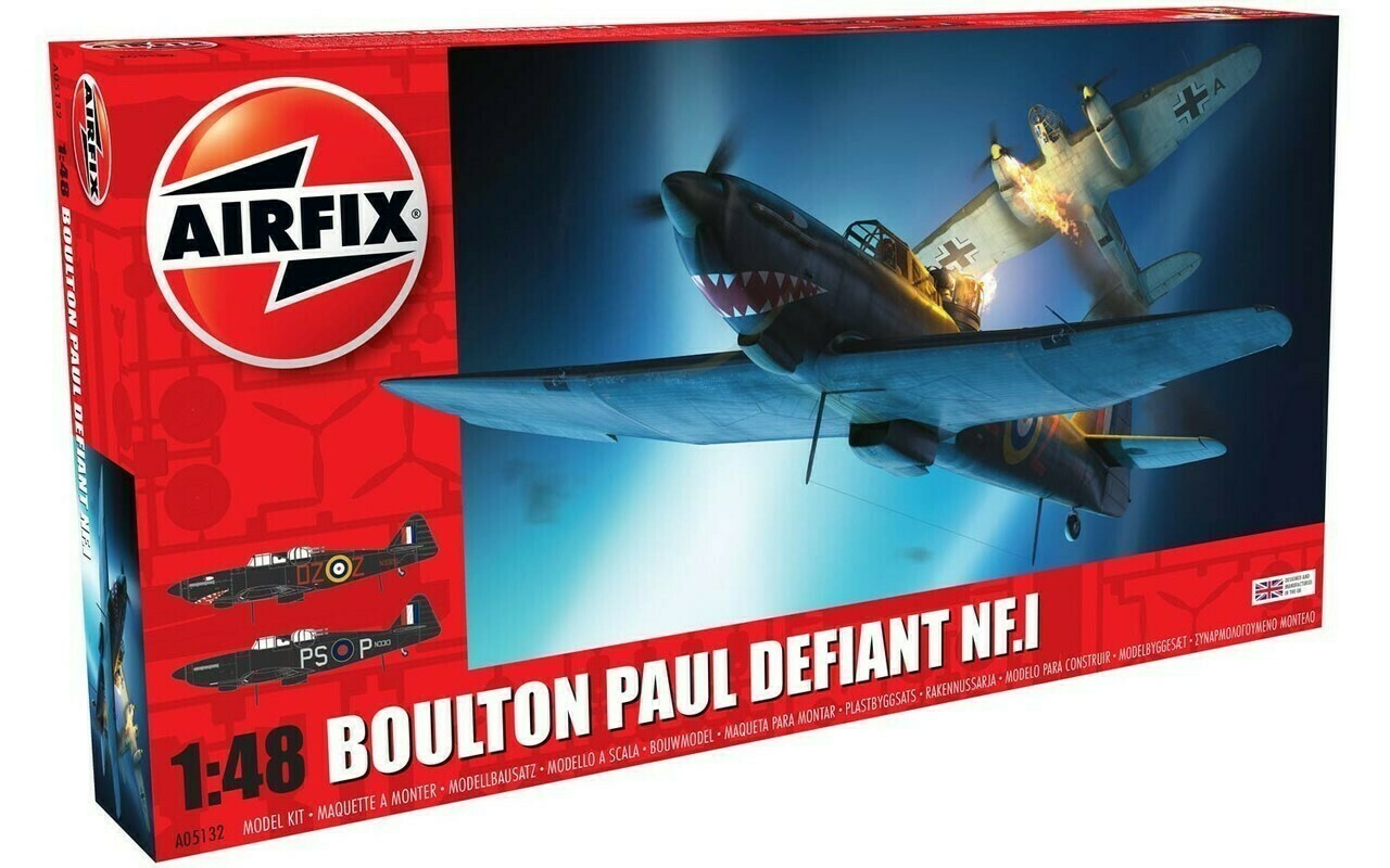 AIRFIX PLASTIC MODEL KIT BOULTON PAUL DEFIANT NF.1 148 585132