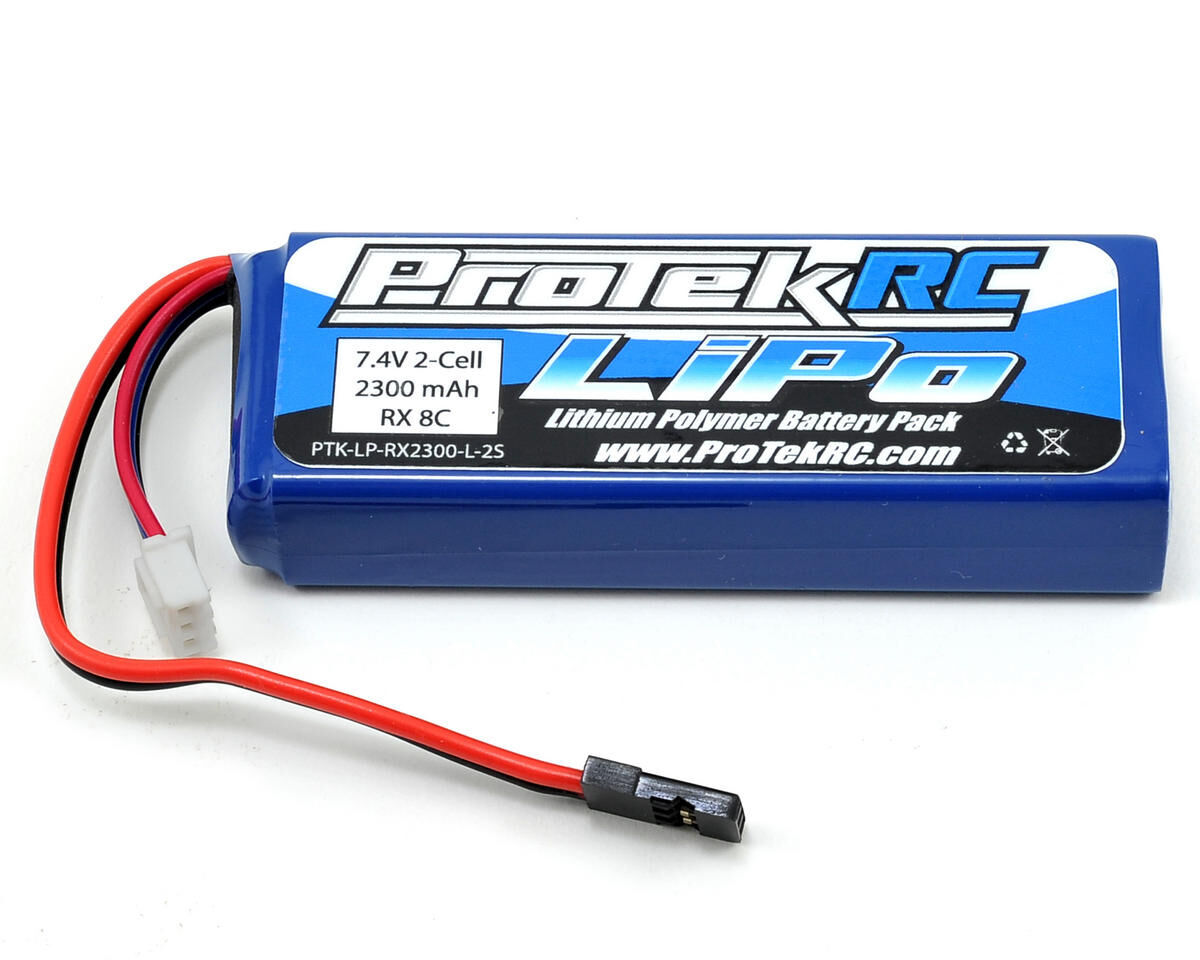 Protik R ProTek RC Rechargeable Battery Pack Receiver Battery Pack (Mugen/AE ...