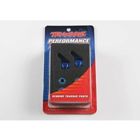 TRAXXAS STEERING BLOCKS (2) 6061-T6 BLUE ANODISED ALUMN 5 X 11MM BALL BEARINGS (4)