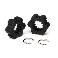 TRAXXAS WHEEL HUBS HEX/CLIPS