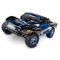 TRAXXAS SLASH BRUSHED 2WD SHORT COURSE W/LED - RBLUE