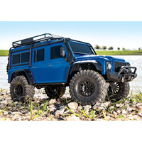 TRAXXAS TRX-4 SCALE & TRAIL CRAWLER LAND ROVER  no Battery/Charger -39-82056-4BLUE