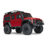 TRAXXAS TRX-4 SCALE & TRAIL CRAWLER LAND ROVER  no Battery/Charger - 39-82056-4RED