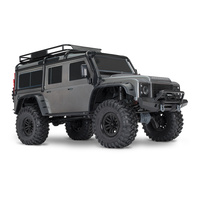 TRAXXAS TRX-4 SCALE & TRAIL CRAWLER LAND ROVER  no Battery/Charger - 39-82056-4SLVR