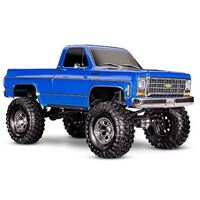 T/XAS TRX-4 SCALE & TRAIL CRAWLER WITH 1979 CHEVROLET K10 TRUCK-METALIC BLUE