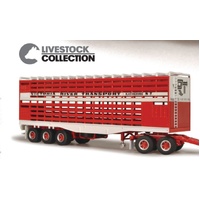 1/64 LIVESTOCK TRAILER WITH DOLLY - VICTORIA RIVER TRANSPORT