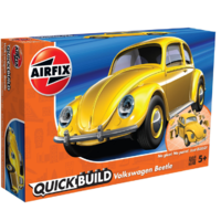 AIRFIX QUICKBUILD VW BEETLE - YELLOW