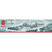 Airfix 1/600 HMS Belfast Light Cruiser Plastic Model Kit