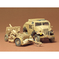 TAMIYA BR. 25 PDR. GUN & QUAD TRACTOR