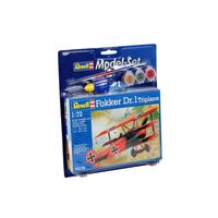 REVELL SET FOKKER DR1 TRIPLANE