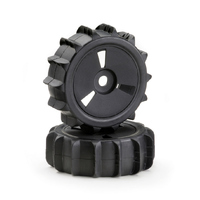 ****Absima Wheel Set Buggy Disc "Sand Paddle" black 1:8 (2)