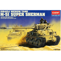 Academy 13254 1/35 IDF M-51 Super Sherman Plastic Model Kit