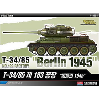Academy 13295 1/35 T-34/85 No.183 Factory "Berlin 1945" Plastic Model Kit