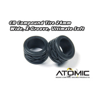 Cr Compound Tire 24Mm Wide X-Groove (Act007Us)