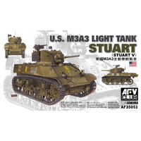 AFV Club AF35053 1/35 M3A3 Stuart Light Tank Plastic Model Kit