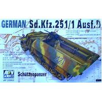 AFV Club AF35063 1/35 German Sd.Kfz. 25 Ausf.D Half-Track Plastic Model Kit