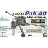 AFV Club AF35071 1/35 German Pak 40 75mm Anti-Tank Gun Plastic Model Kit