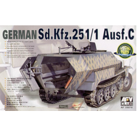 AFV Club AF35078 1/35 German Sd.Kfz.25 Ausf.C Half-Track Plastic Model Kit