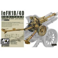 AFV Club AF35089 1/35 German leFH 18/40 10.5cm Howitzer (Late Version) Plastic Model Kit
