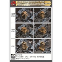 AFV Club 1/350 LST 491 class photo-etched sheets of bridge detail upgrade set [AG35053]