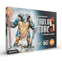 AK Interactive Signature Set: Carlos Tobes - 14 Colours + Figure