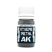 AK Interactive Xtreme Metal Stainless Steel Enamel Paint 30ml