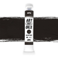 AK Interactive ABT 502: Sepia 20ml Oil Paint