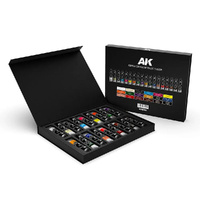 AK Interactive Artist Dense Acrylic Deluxe Edition Box Full Range