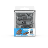 AK Interactive Basing Bits: Concrete Ruins