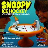 Atlantis M5696 Snoopy and Woodstock Ice Hockey Game Build and Play
