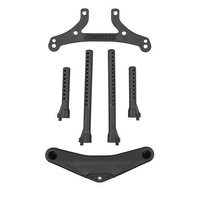 RC10TC8 FRONT BUMPER AND BODY POST SET