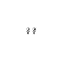 RC10TC8 FT HD TITANIUM BALLSTUDS SHORT, 4mm