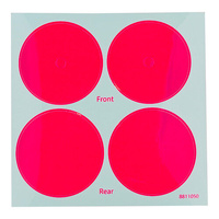 RC10 ''91 Stealth Car Pink Wheel Dot Decals