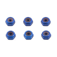 ###Aluminium Locknuts 4-40 Blue