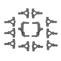 RC10T7 FT V2 Caster And Steering Blocks, Carbon