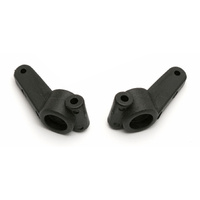 RC10 Inline Steering Blocks & Rear Hub Carriers 0 Deg, Black